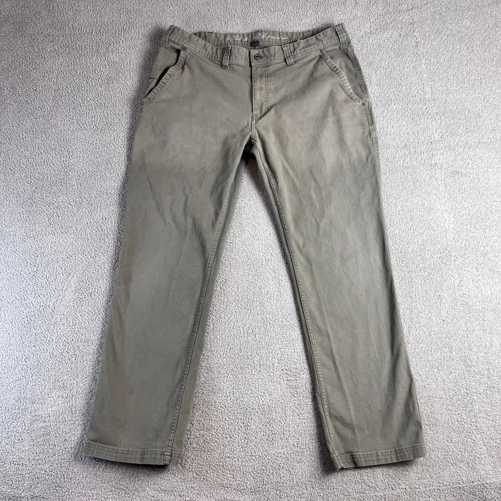 Eddie Bauer Mens‎ Pants 38x32 Khaki Chino Classic Fit